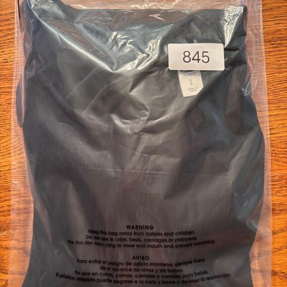 Old Navy Black Midi Dress Cold Shoulder Long Sleeve Size S Boho - Picture 8 of 8